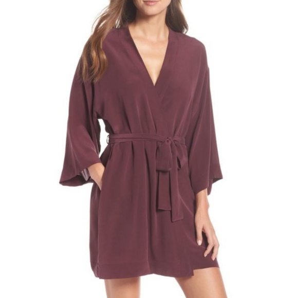 UGG Other - NWT UGG Lolla Silk Belted Robe - Port